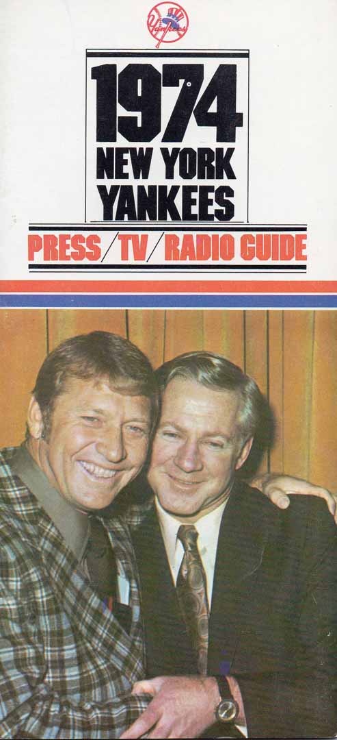 1974 NYY press tv radio guide