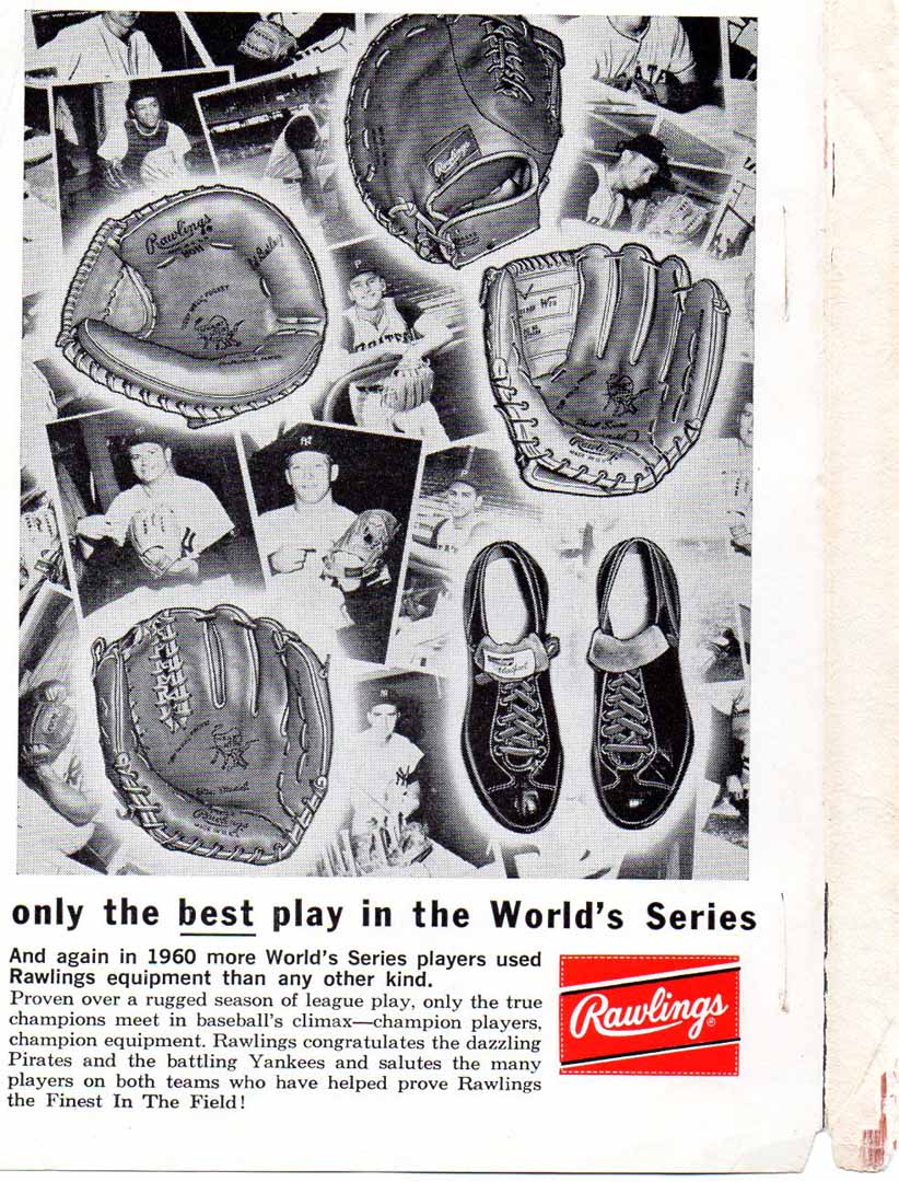 1961 worlds series record book