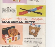 1962 rawlings gift set, 6 page flyer