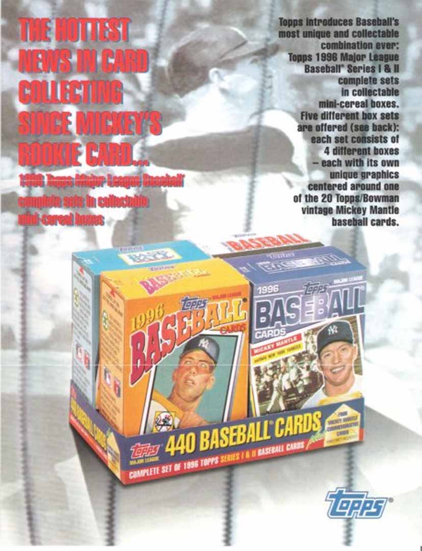 1996 series 1 and 2 mini cereal boxes