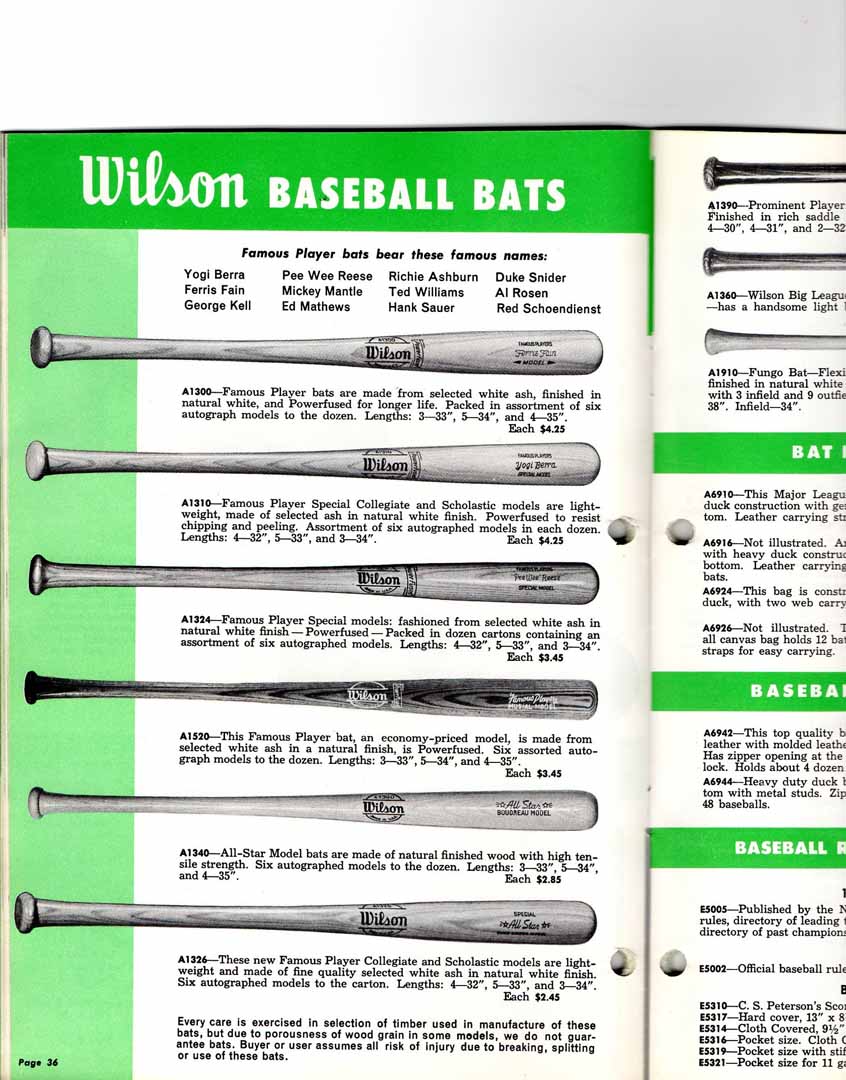 1957 wilson catalog
